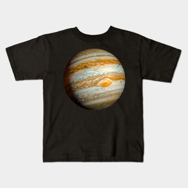 Planet Jupiter Kids T-Shirt by vladocar